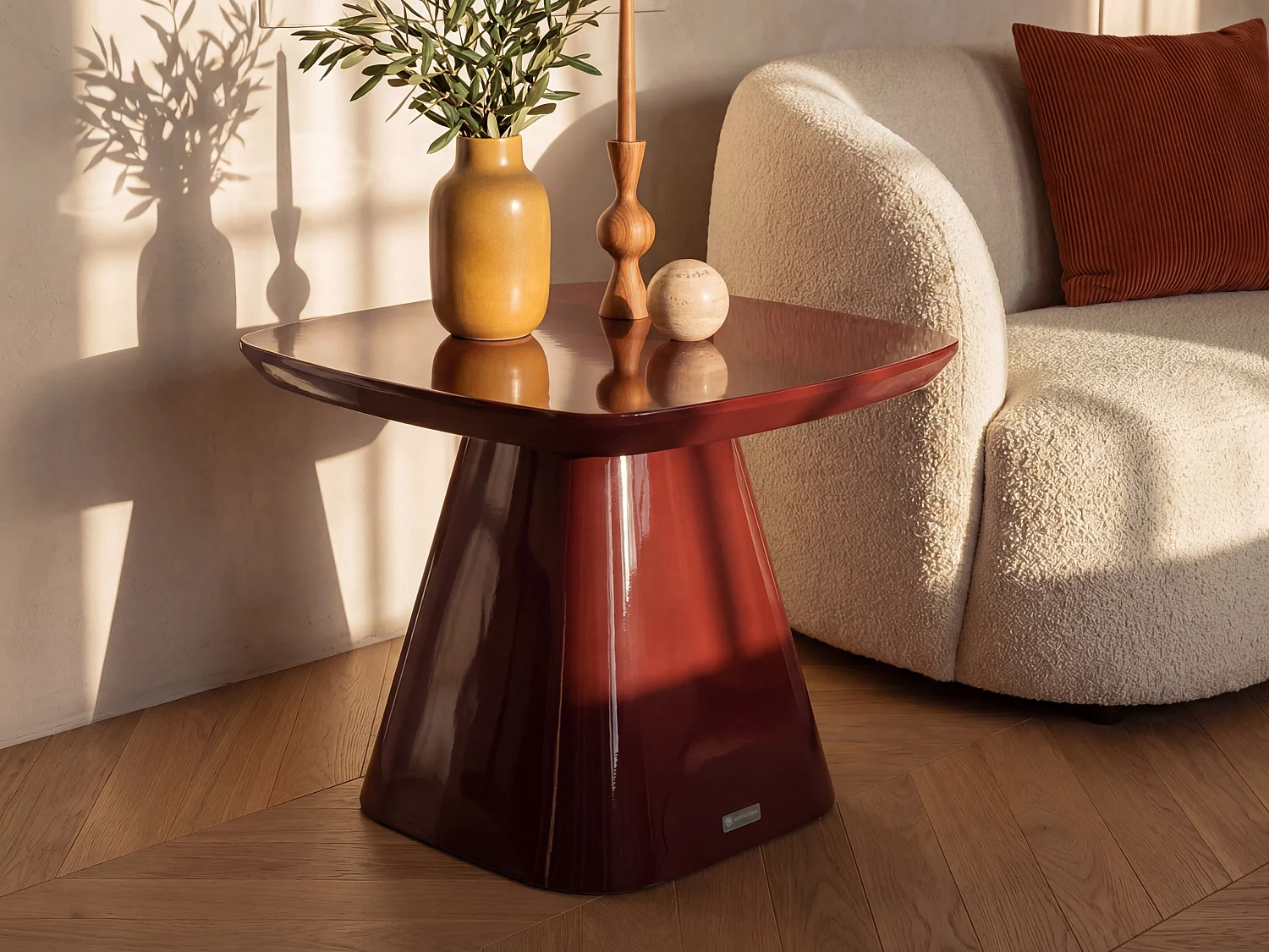 Vente-unique Nataza, table d’appoint en panneau, photo du marchand