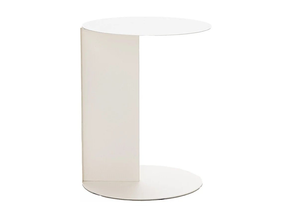 Vente-unique, table d’appoint en métal, photo du marchand