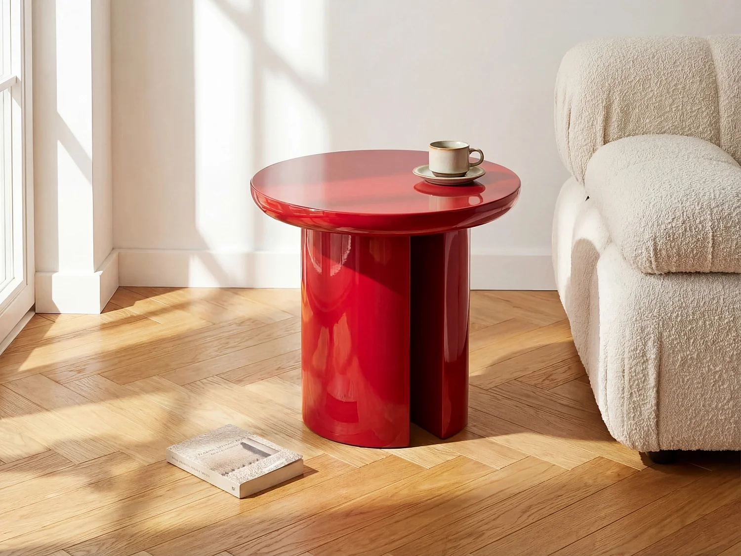 Vente-unique Derlali, table d’appoint en panneau, photo du marchand