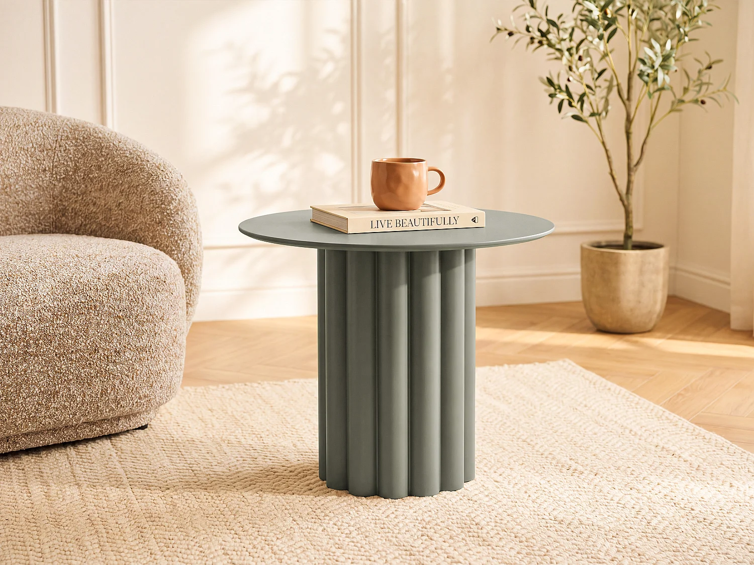 Vente-unique Wodoli, table d’appoint en métal, photo du marchand
