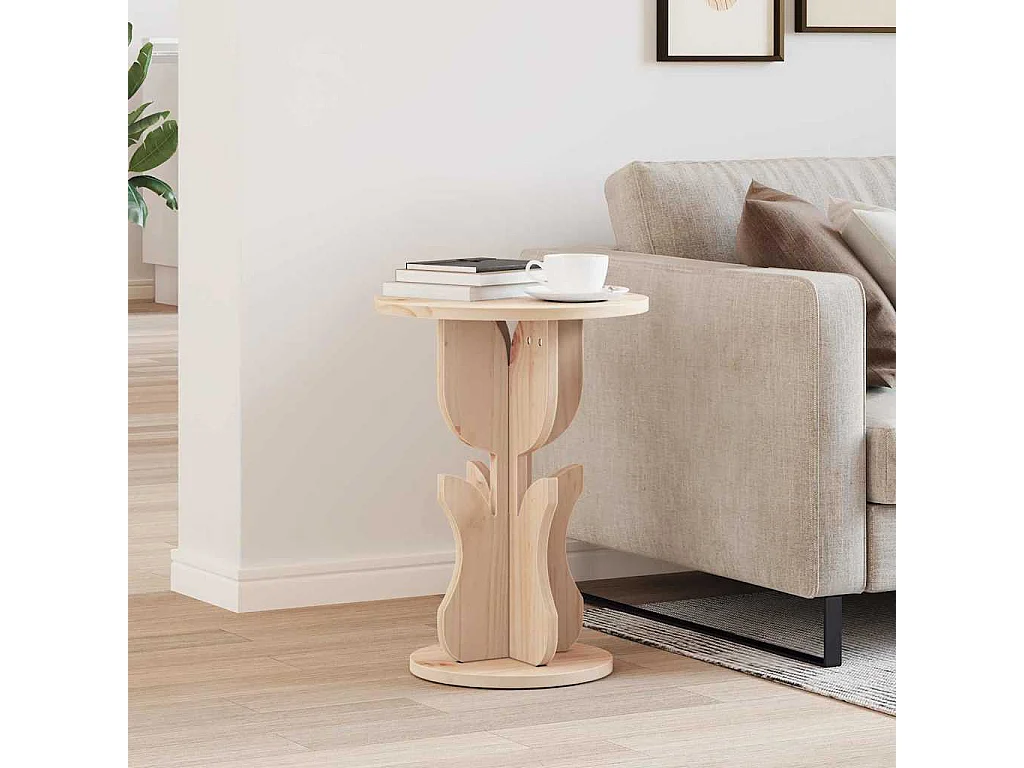 Clicnbuy, table d’appoint en bois, photo du marchand