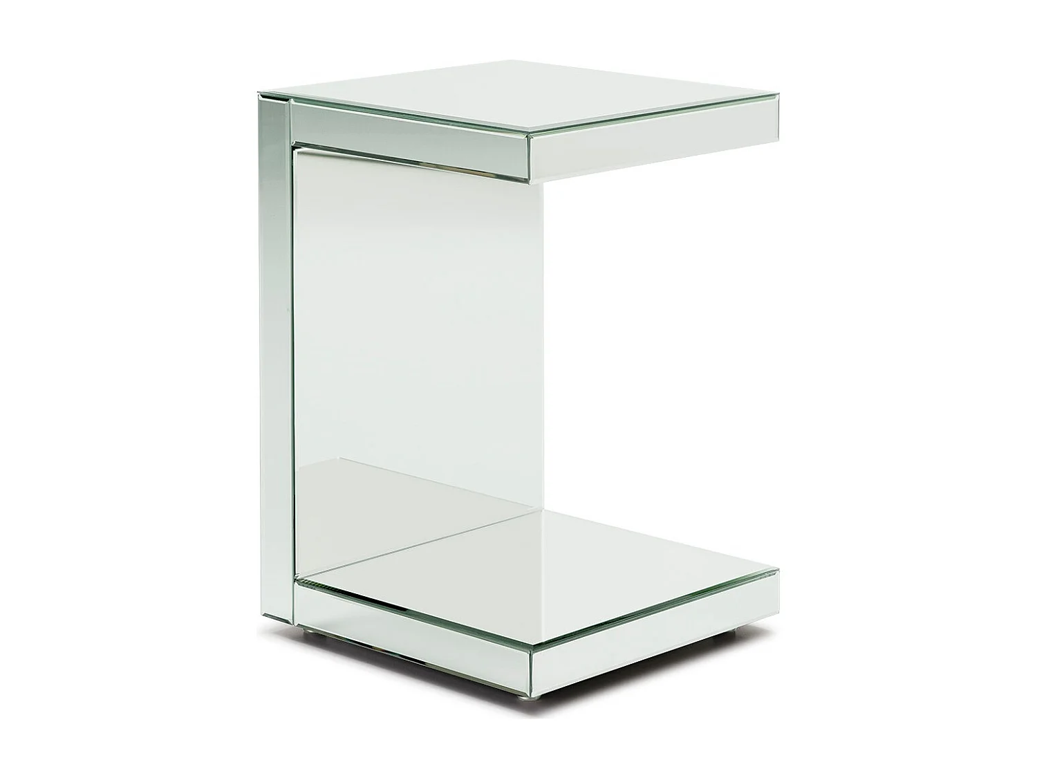 Les Tendances Zikon, table d’appoint en verre, photo du marchand