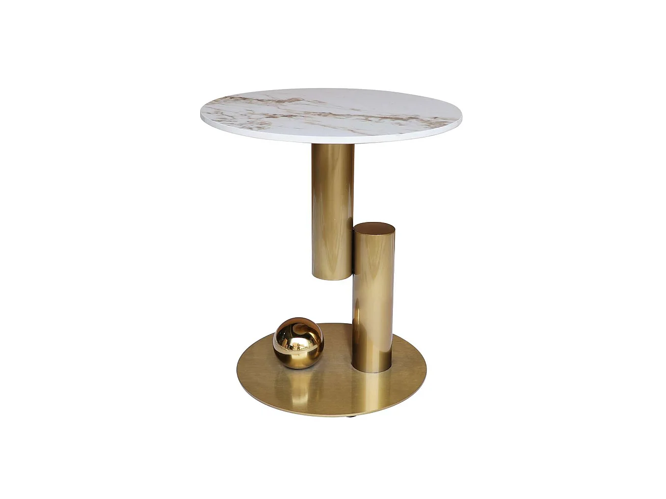 Vente-unique, table basse en métal, photo du marchand
