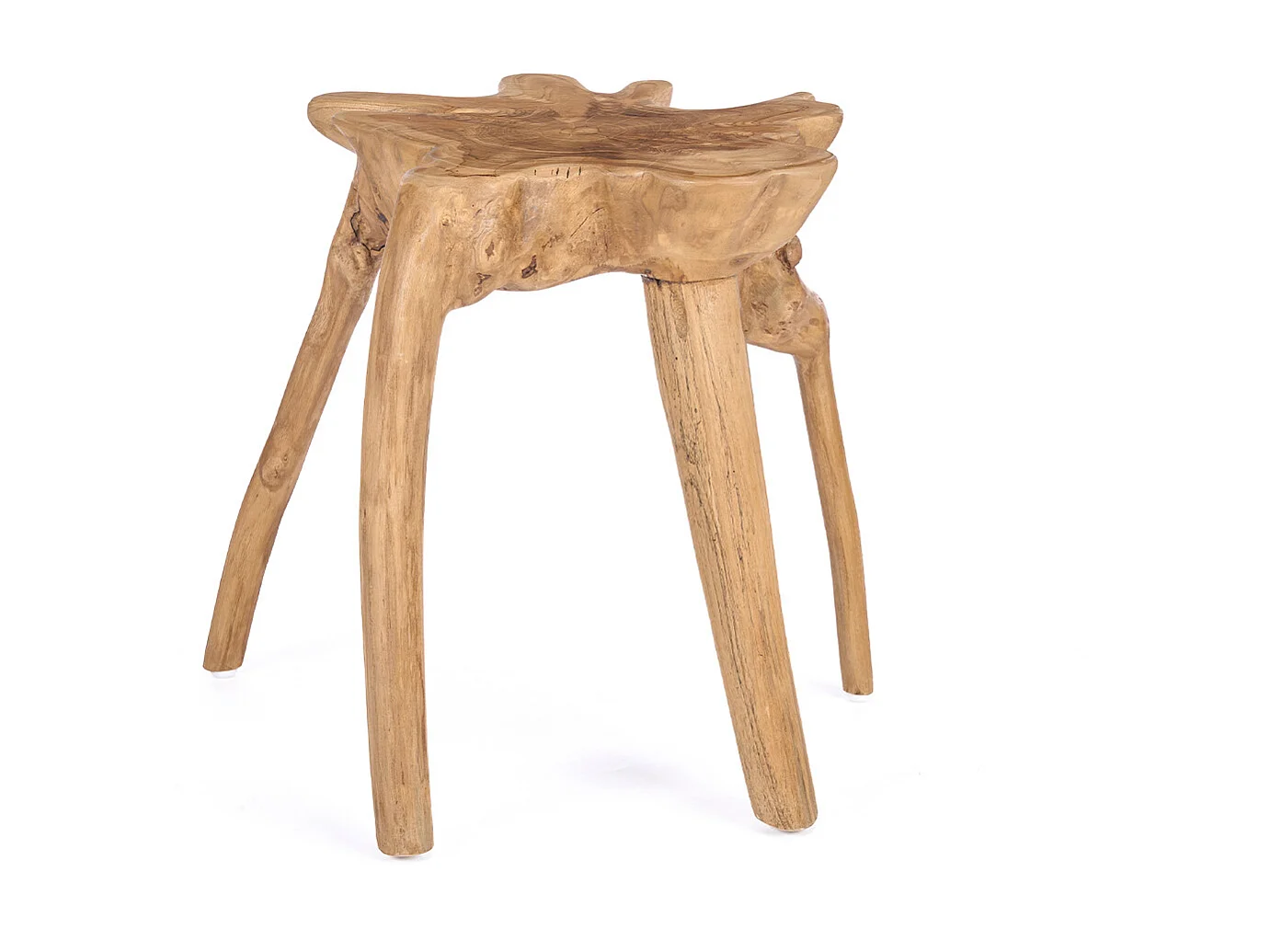 Bazar Bizar, table d’appoint en bois massif, photo du marchand