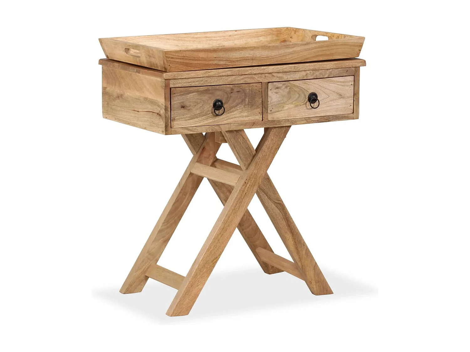 Les Tendances, table d’appoint en bois, photo du marchand
