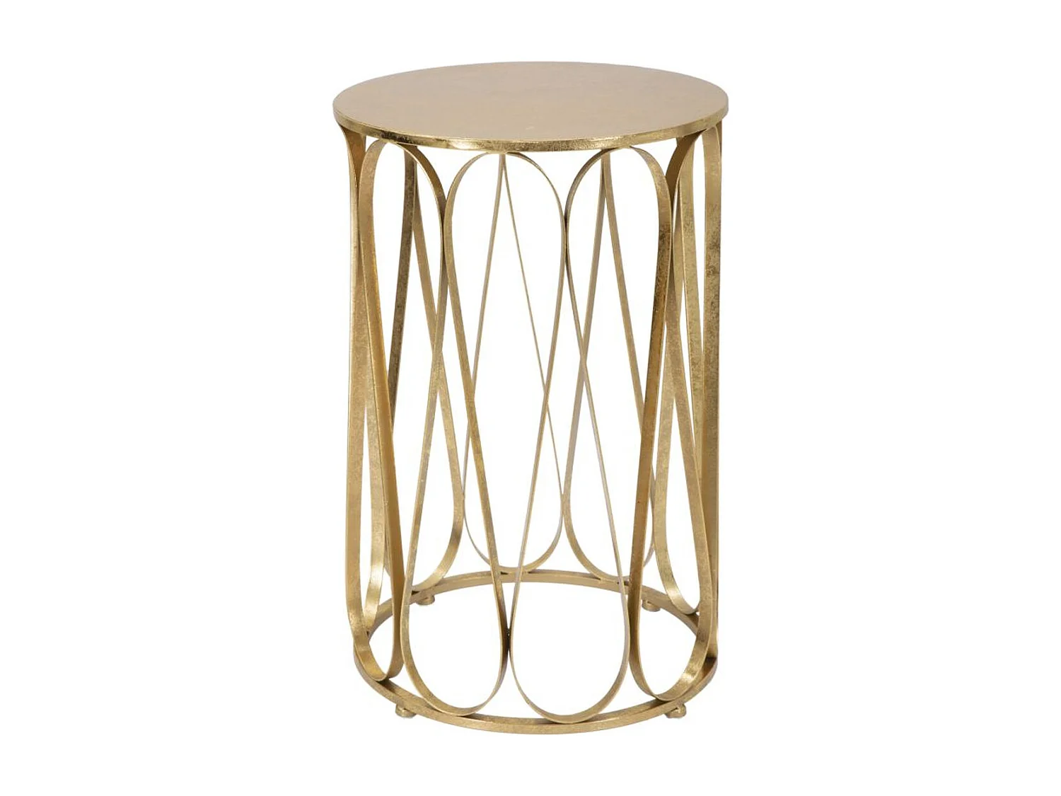 Vente-unique, table d’appoint en métal, photo du marchand