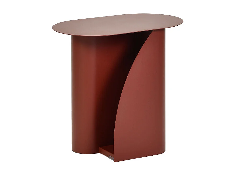 Vente-unique, table d’appoint en métal, photo du marchand