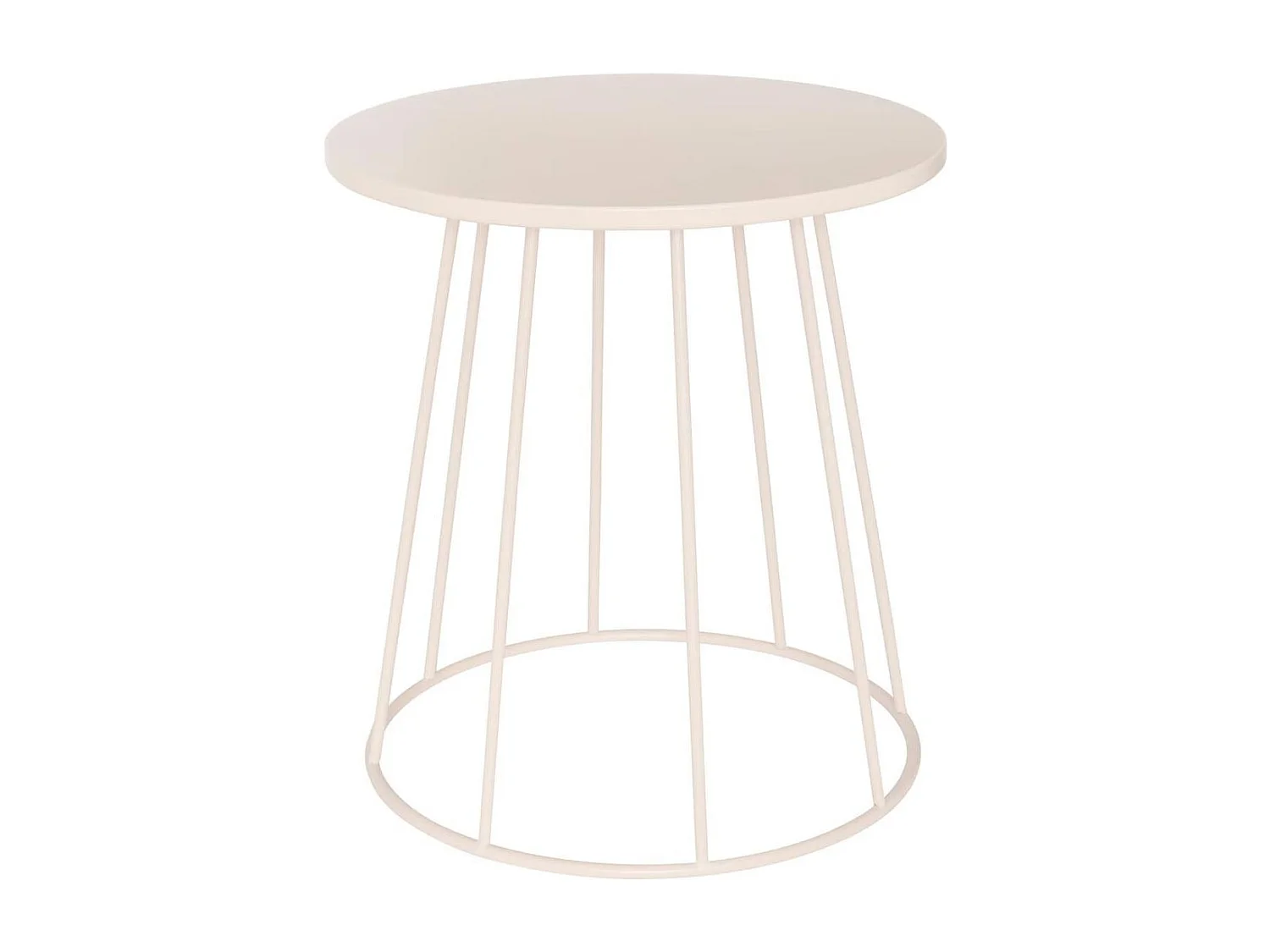 Atmosphera Latte, table d’appoint en métal, photo du marchand