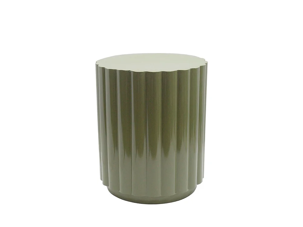 Vente-unique, table d’appoint en métal, photo du marchand