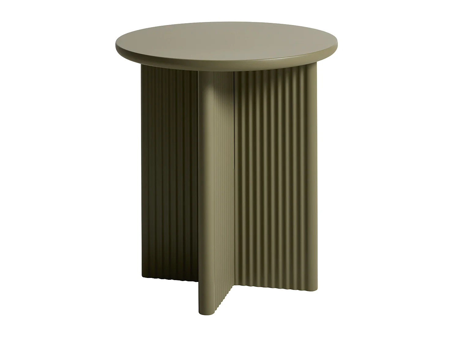 Vente-unique, table d’appoint en bois massif, photo du marchand