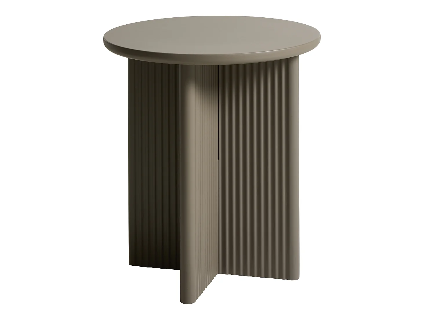 Vente-unique, table d’appoint en bois massif, photo du marchand