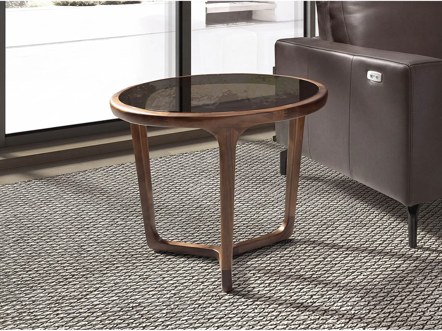 Angel Cerda Angel Cerda, table d’appoint en verre, photo du marchand