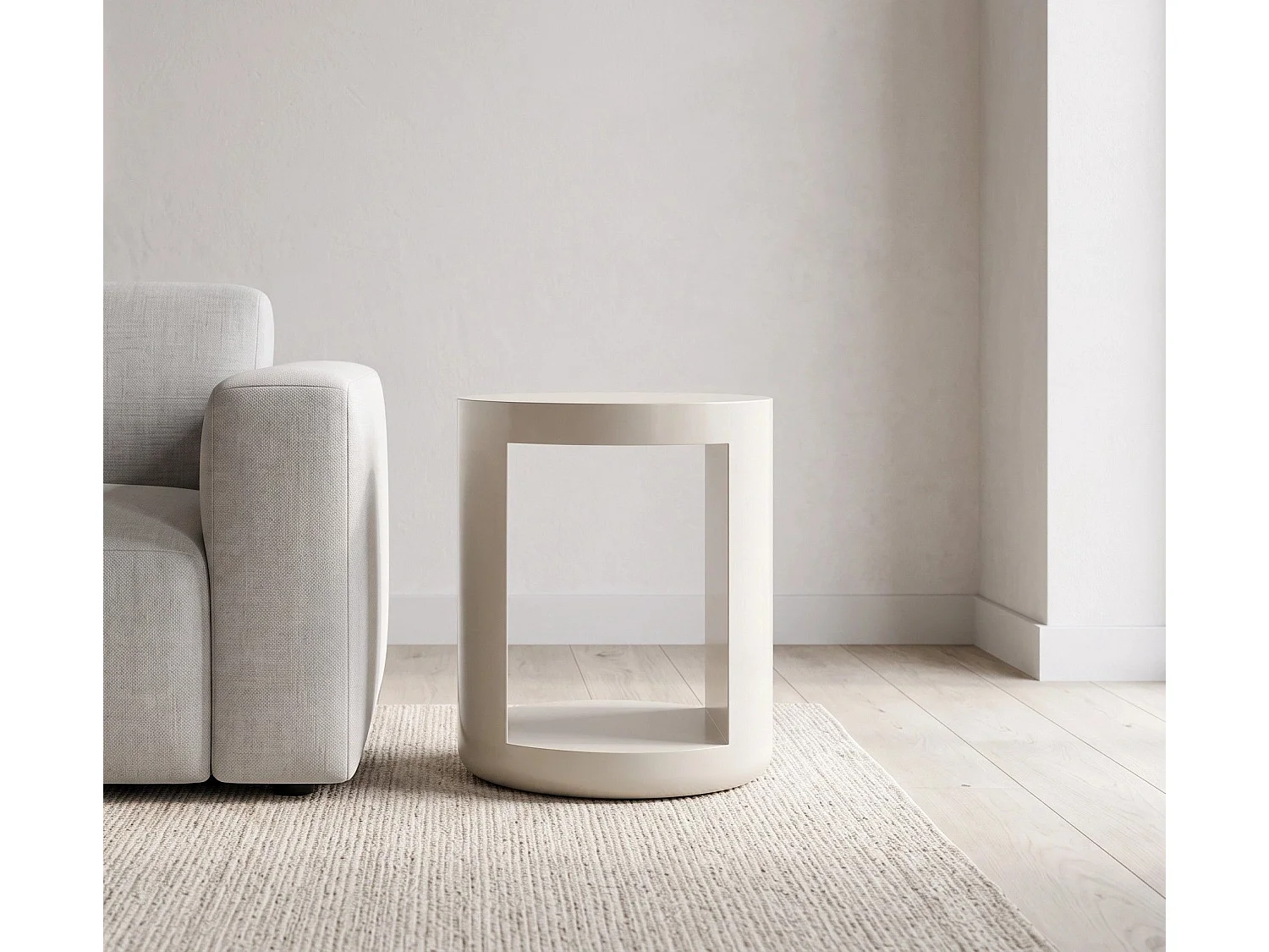 Vente-unique, table d’appoint en panneau, photo du marchand