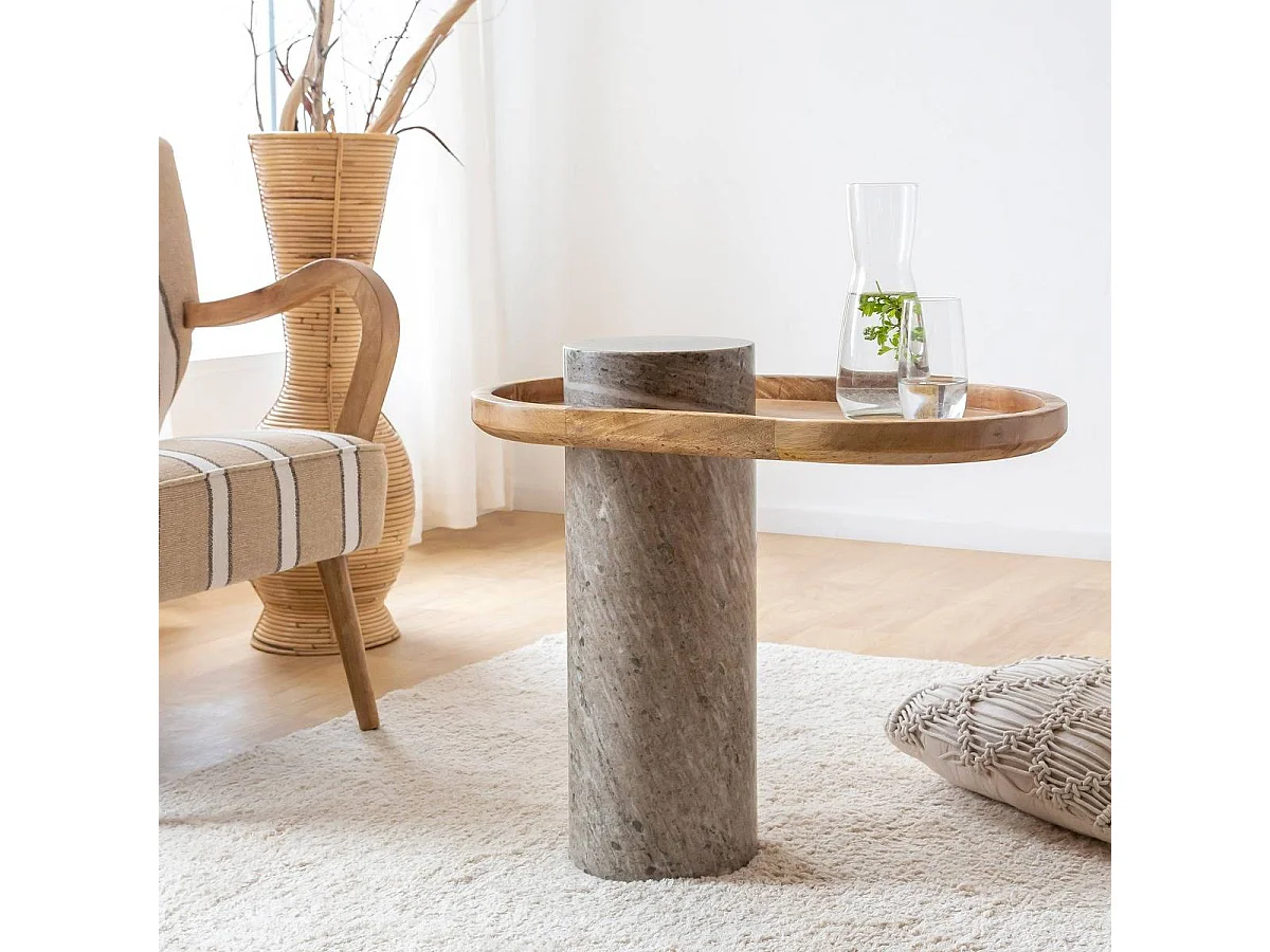 Made In Meubles, bout de canapé en bois, photo du marchand